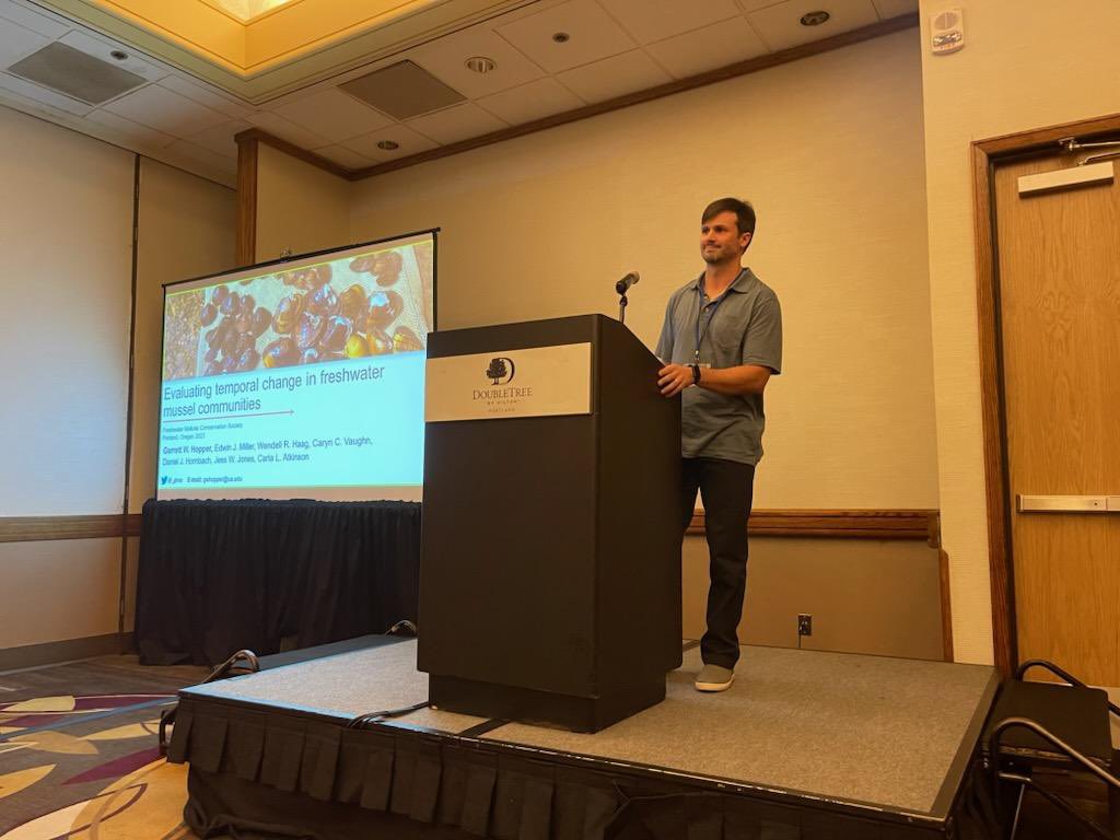 This last week some SE sfsers traveled NW to Portland to talk about mussels at the Freshwater mollusk conservation society meeting and brag about our awesome biodiversity!