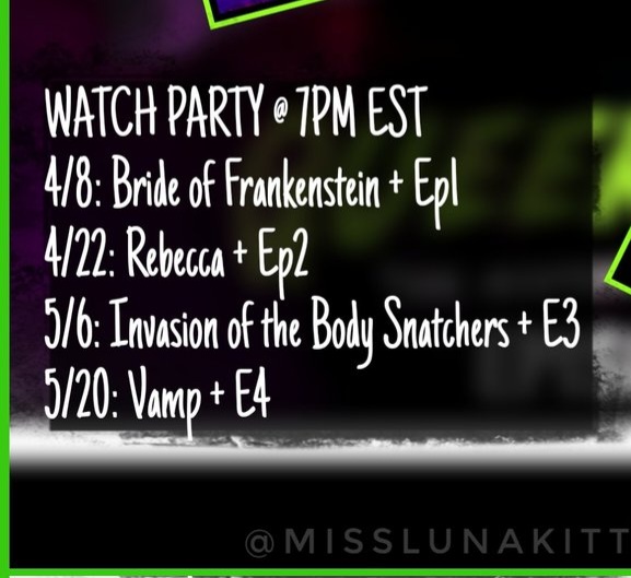 sihaya74's tweet photo. @Moondancer1626 It's next Saturday 4/22 @ 7 pm EST.
We are doing a movie and QFF episode every other week. https://t.co/KOYhc6qatj