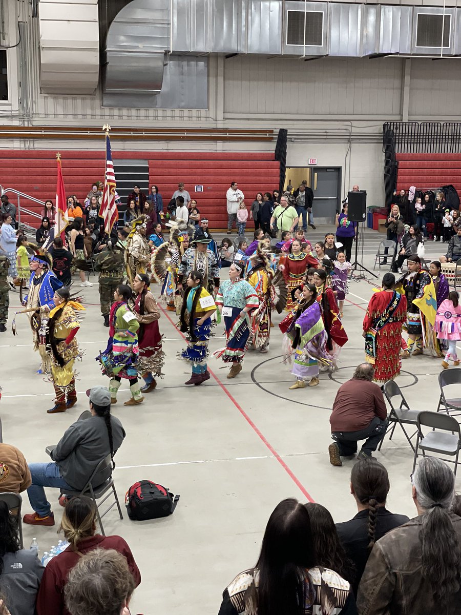 MSUMOkHee's tweet photo. Dr. Caitlin Johnson in @EdLdshpMSUM was jingle dancing at the 32nd Annual Woodland &amp; High Plains Powwow at @MSUMoorhead. It was wonderful to celebrate your heritage with you today, Caitlin! 🐉❤️🐉 https://t.co/iIk4qPQXw2