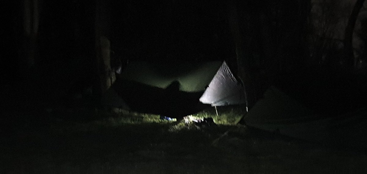 At Easter Camp with Explorers, who are sleeping in hammocks for the weekend. <a href="/AdventureCentre/">Moor House</a>  #skillsforlife