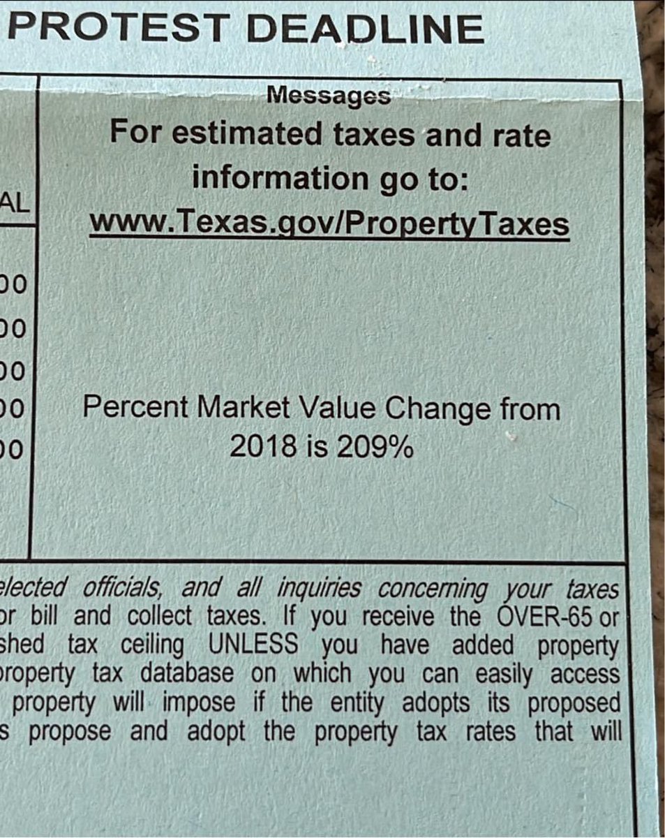 Tim O'Hare, Tarrant County Judge on Twitter "Our home appraisal came in the mail today from TAD