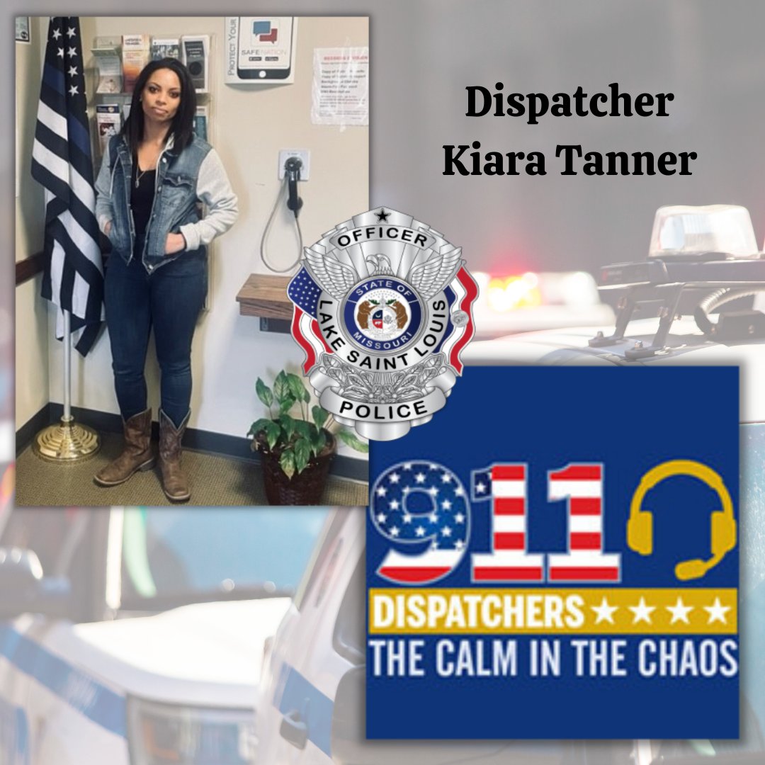LakeStLouisPD's tweet photo. Last but not least, Dispatcher Kiara Tanner, who is new to dispatching, started just a few months ago here at LSLPD and has learned quickly that she has what it takes.
#PoliceDispatcher
#ThinGoldLine
#NationalTelecommunicationsWeek https://t.co/Wd6tBHE5Wt