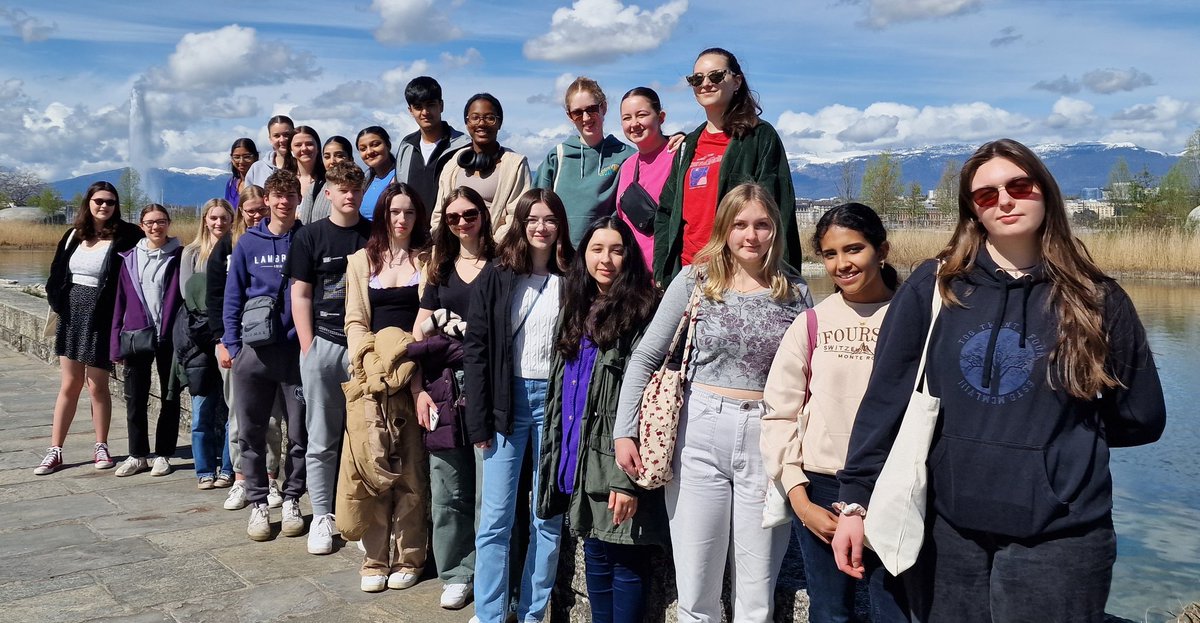 DerbyHighSTEM's tweet photo. @derbyhigh6th @DerbyHighSchool Jam packed 3 days in beautiful Geneva https://t.co/eprP0YVgOJ