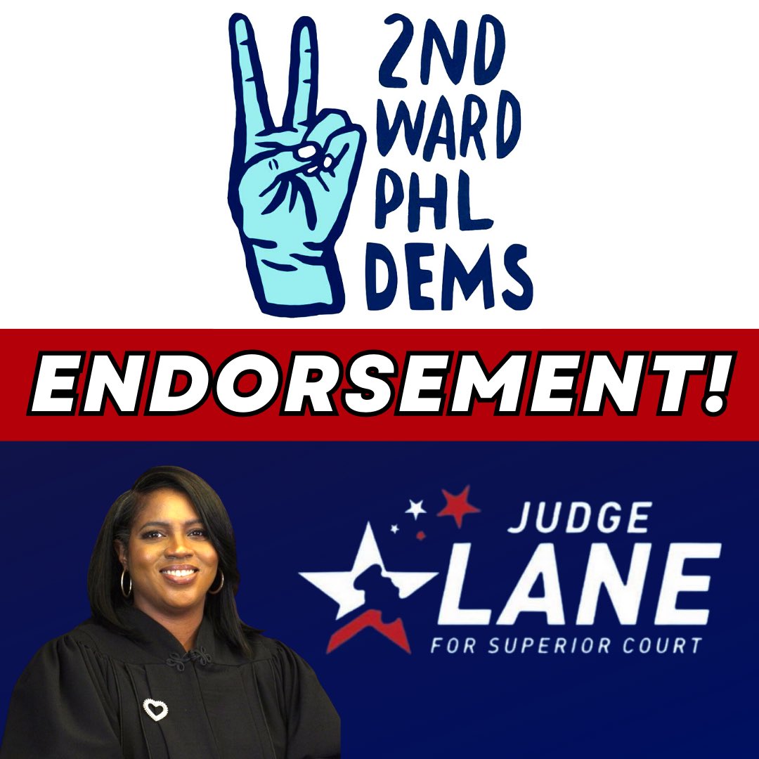 Judge Lane for Superior Court on Twitter: quot Thank you Philly8thWard