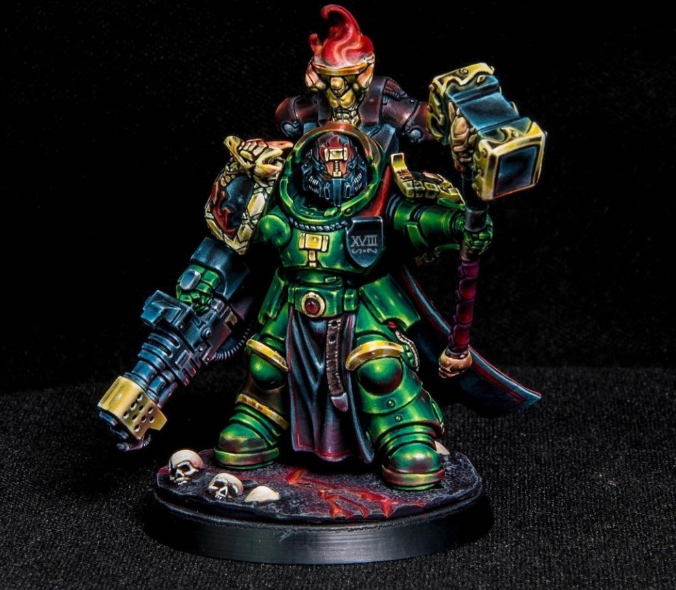 spikeybits's tweet photo. Even though they aren't getting new heroes this weekend, who doesn't love a great painted Salamander by liberdaemonica
.
.
.
.
.
#warhammer40k #warhammer #40k #ageofsigmar #miniature #miniaturewargaming #wargaming #warmongers #paintingwarhammer #miniaturepainting #art #tabletopg https://t.co/Vb3Xb3iO0f