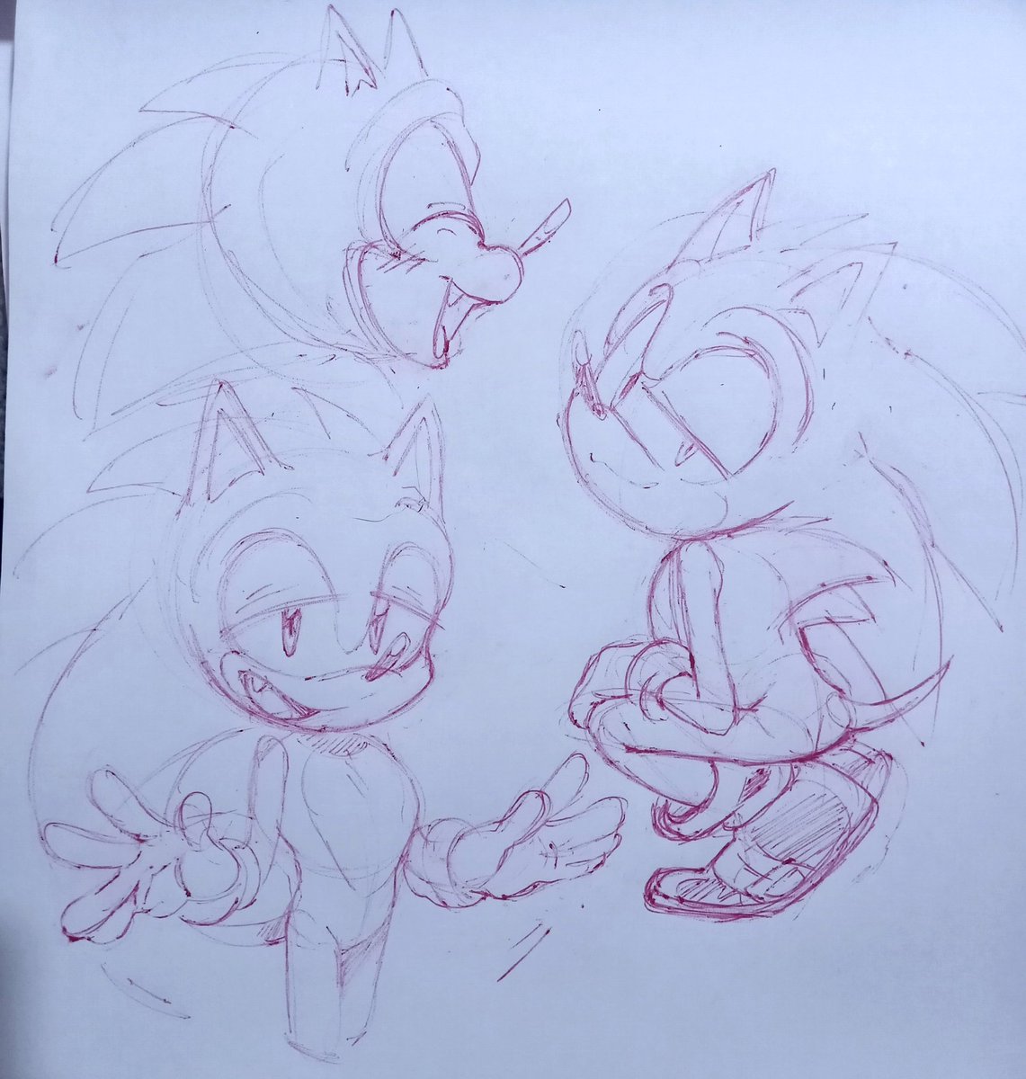 LeBluenooki's tweet photo. Yo vivo haciendo sketchs rápidos, es lo mejor que sé hacer xd 💕 

#sonicart #SonicTheHedgehog #sonicfanart #tailsthefox #fanart #traditionalart https://t.co/2N0kn077sf