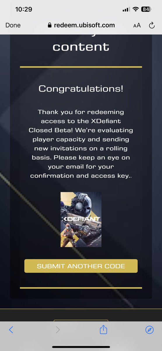 fatboikyle2's tweet photo. @PlayXDefiant still waiting for my code https://t.co/eNJwoVKou0