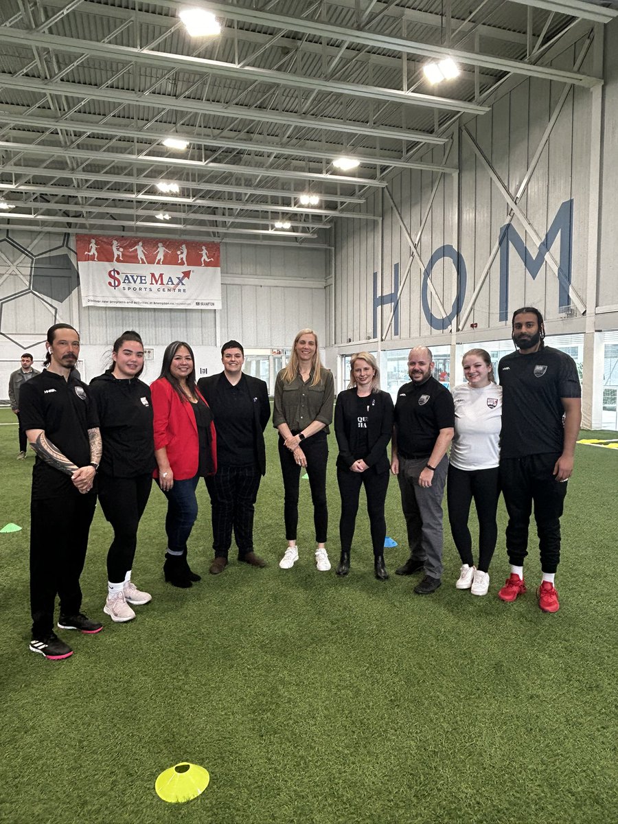 Cyrs72's tweet photo. My daughter gave a speech in front of Honourable Pascale St-Onge &amp; various MPs in Brampton about the impact that clubs like Brams United have on the children they support. She spoke to how soccer helped shape who she is. Proud does not begin to describe how I feel about her 🩷🌟 https://t.co/JrX4Ibpqsj