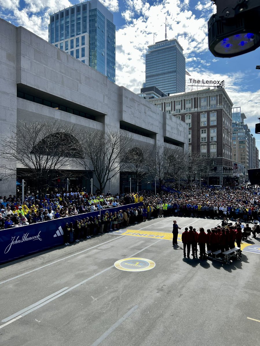 Ten years on from April 15, 2013, we reflect, remember, and dedicate our finish line on Boylston Street 💙💛 #oneBOSTON #oneBOSTONDay