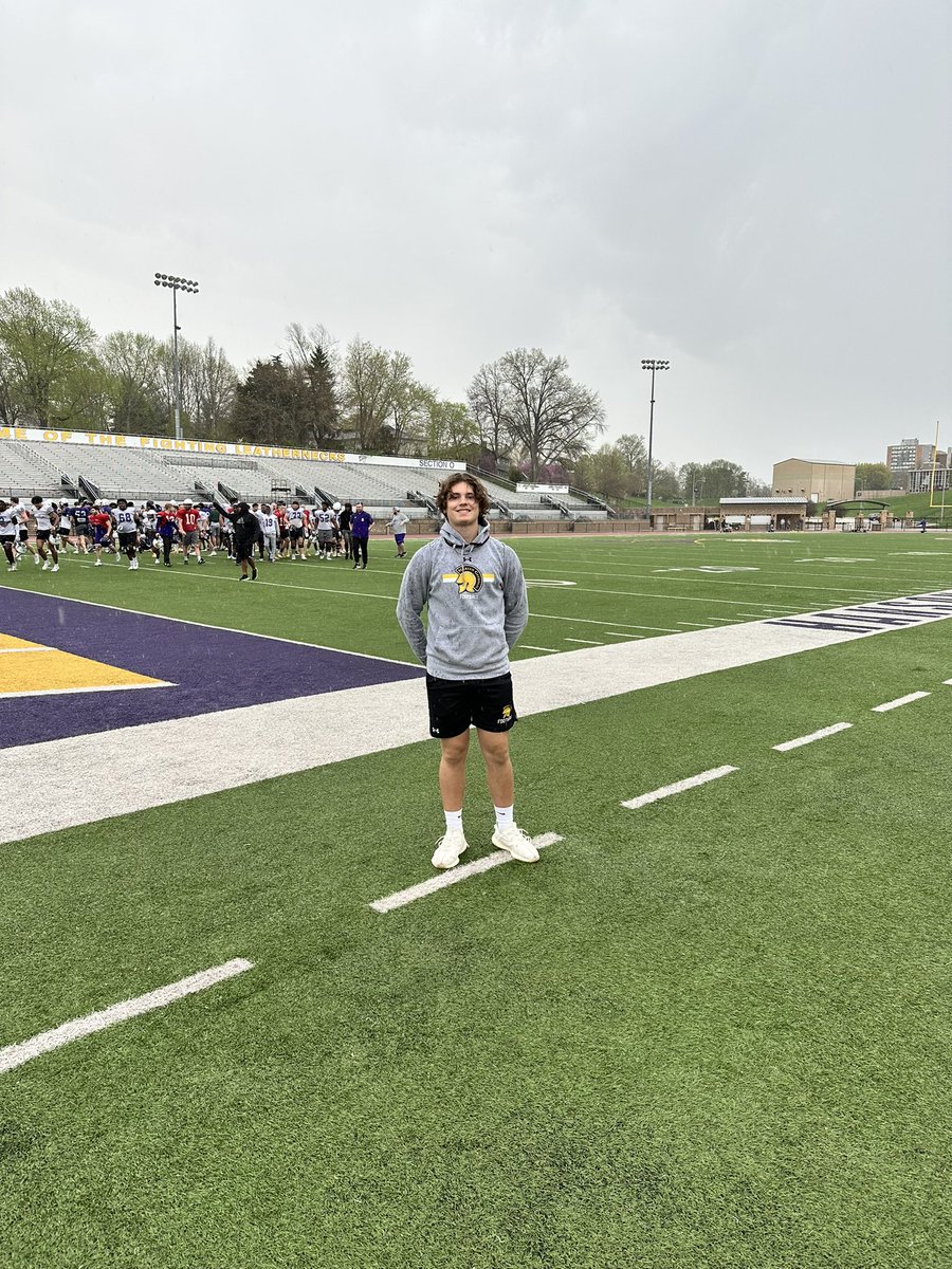 CarterMagerski's tweet photo. THANK YOU @WIUfootball for an amazing junior day!! I had a great time and cannot wait to be back on campus!! @CurryWIU @Day_WIU @HendricksonWIU @CoachSchafer11 @Kmine4 @LopezMchs @CoachFlemingMC @CaidenOneil_71 https://t.co/UvYQIbGfWd