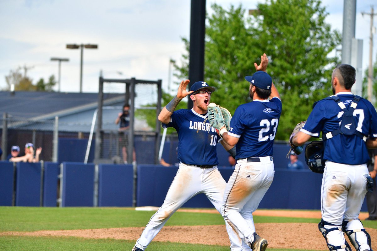 NCAABaseball's tweet photo. Lancers bring the horsepower🔥

@LongwoodBase takes down No. 14 Campbell, 6-3 in the second game of the series.

#NCAABaseball https://t.co/xzDsxAMHkx