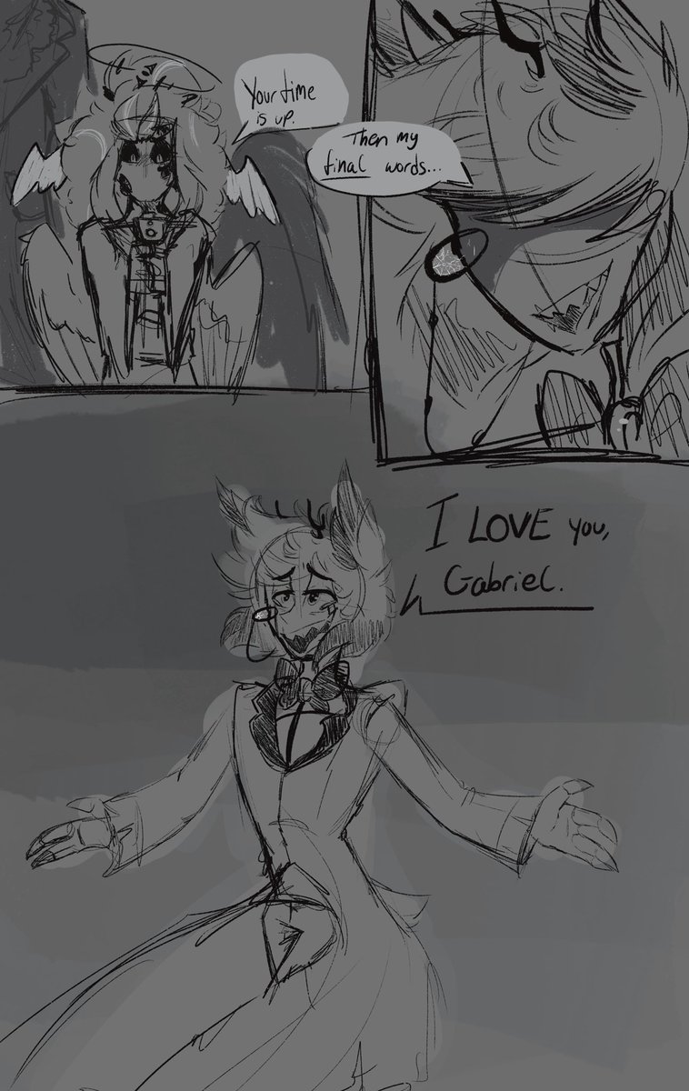 alastorsdoll's tweet photo. Dangerously Yours — they’re totally gay tho negl #alastor #alastorhazbinhotel #HazbinHotelFanart #HazbinHotel https://t.co/ipp1jXYGzG