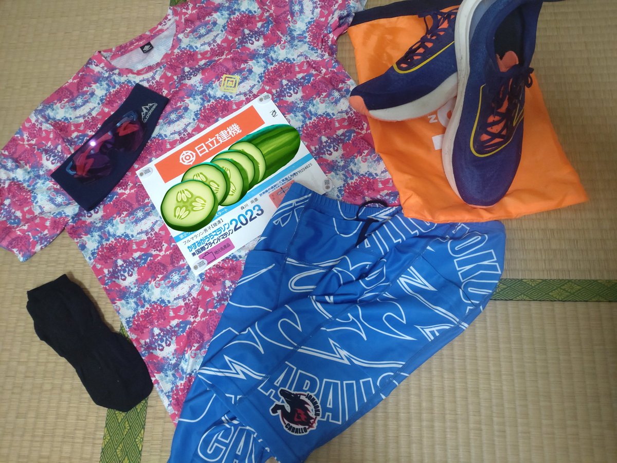 morris_holo's tweet photo. 4/16 #かすみがうらマラソン に出走します
本日のランナーコスプレはこちらwww

#サロマ湖100kmウルトラマラソン に向けて6:00〜6:30/kmで出しきらずに余裕を持ってフルを終わらせる、そんなテーマで臨みます
途中切り替えてサブ4を狙うかもですがwww

とりあえずは #常磐線 の #ひたち１号 で土浦へ https://t.co/vxorZintVW