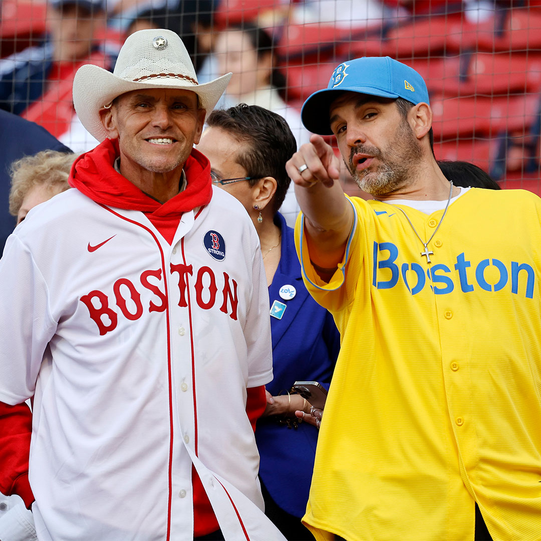 WCVB-TV Boston on X: For One Boston Day, the Red Sox honored numerous  Boston Marathon bombing survivors and former Massachusetts Gov. Deval  Patrick before today's game at Fenway Park. ❤️⚾💙💛 (📷 AP