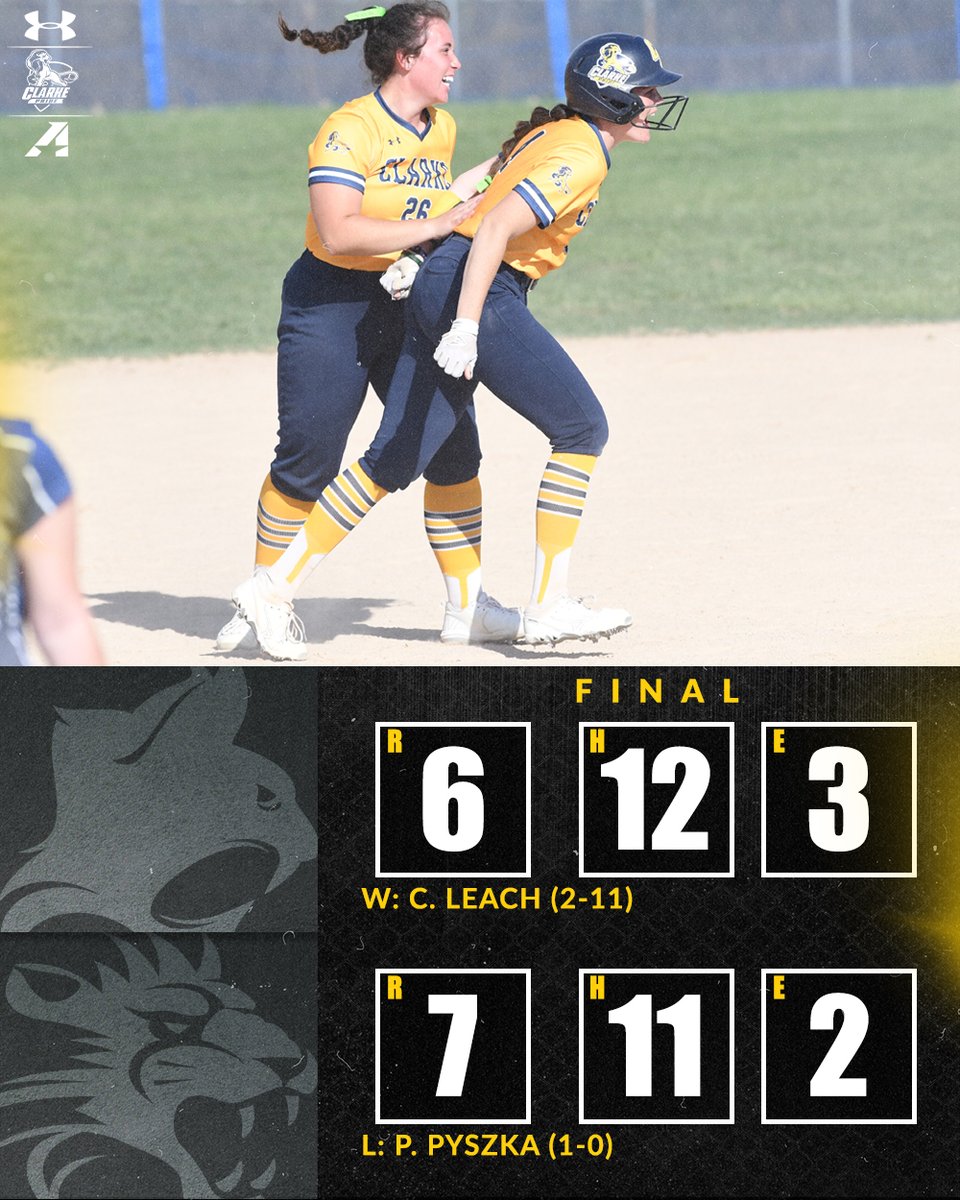 WALK OFF WINNER!!!

3 runs in the seventh give #ClarkePride the game two win!