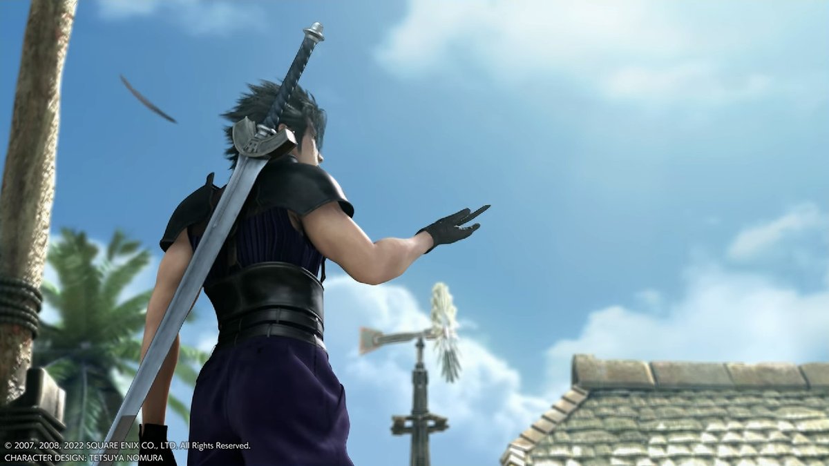 PtiMarshmallow's tweet photo. Je suis complètement à fond !!! Un régal ce #FinalFantasyVII sur #NintendoSwitch. #FFCrisisCore https://t.co/4hHnsSVbLI