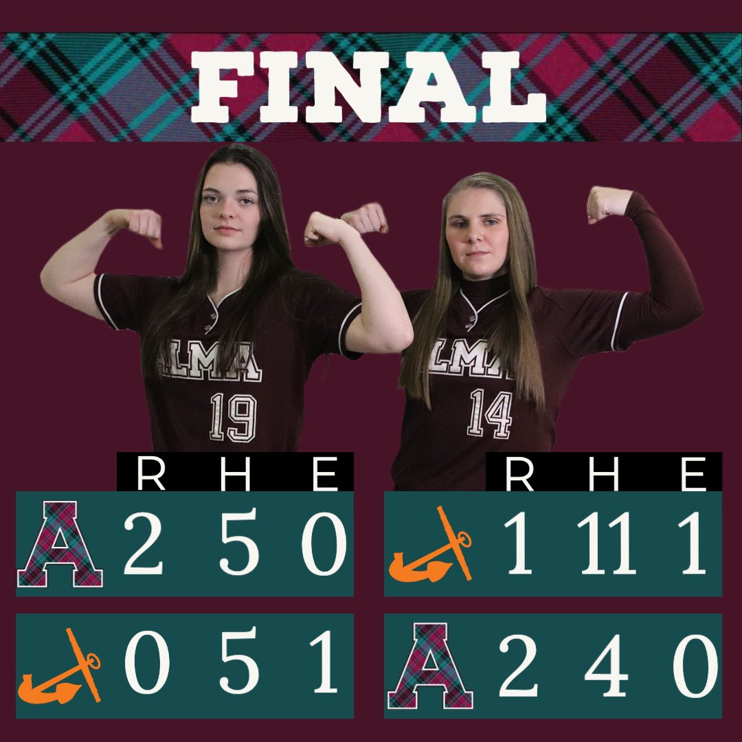 AlmaScotsSB's tweet photo. 🧹 The Scots take two from Hope! #GoScots🥎 https://t.co/oXJr4L1PXt