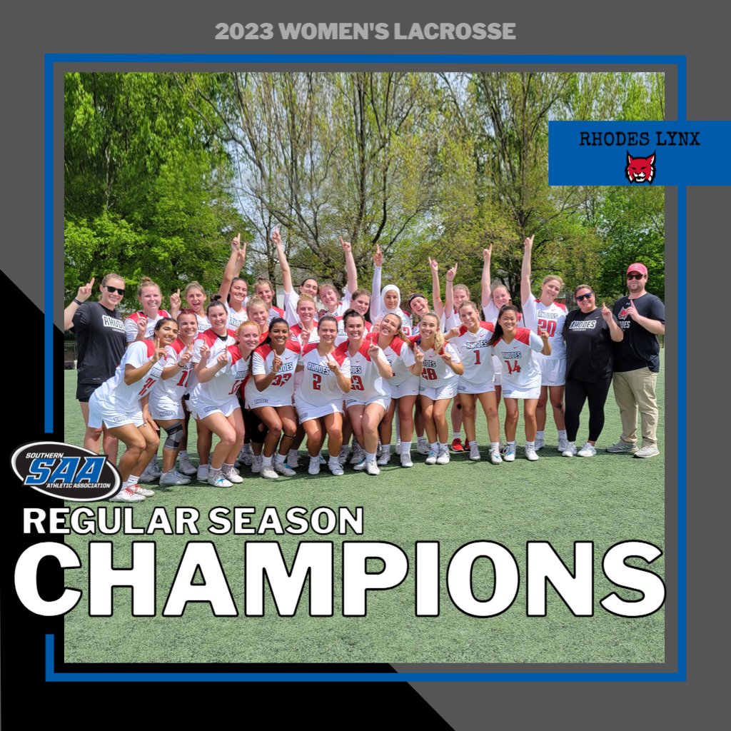SAA Sports (@saa_sports) on Twitter photo š <a href="/RhodesAthletics/">Rhodes Athletics</a> women's lacrosse picked up its ā¼ļø 38th-straight conference winā¼ļø and keeps the SAA crown in Memphis for the seventh consecutive season š <a href="/RhodesAthletics/">Rhodes Athletics</a> women's lacrosse picked up its ā¼ļø 38th-straight conference winā¼ļø and keeps the SAA crown in Memphis for the seventh consecutive season
