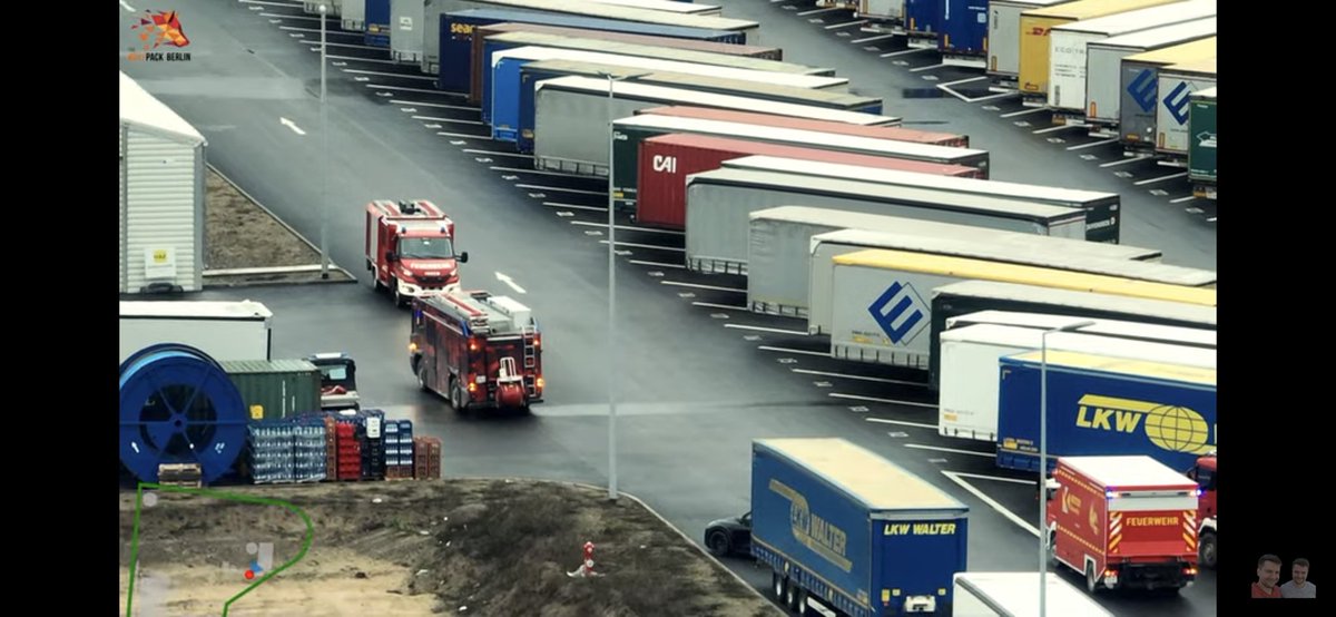 I was recently watching <a href="/wolfpackberlin/">The Wolfpack Berlin - Robert & Andreas</a> latest video of <a href="/Tesla/">Tesla</a> Giga Berlin progress and noticed this fire truck. I believe it is the <a href="/RosenbauerGroup/">Rosenbauer Group</a> RTX, the first fully electric fire truck. rosenbaueramerica.com/rosenbauer-rev…