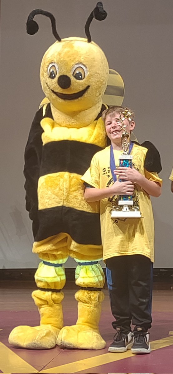 lukewarmwarrior's tweet photo. District spelling bee champion two years running!!!! https://t.co/gtCGtszqJm