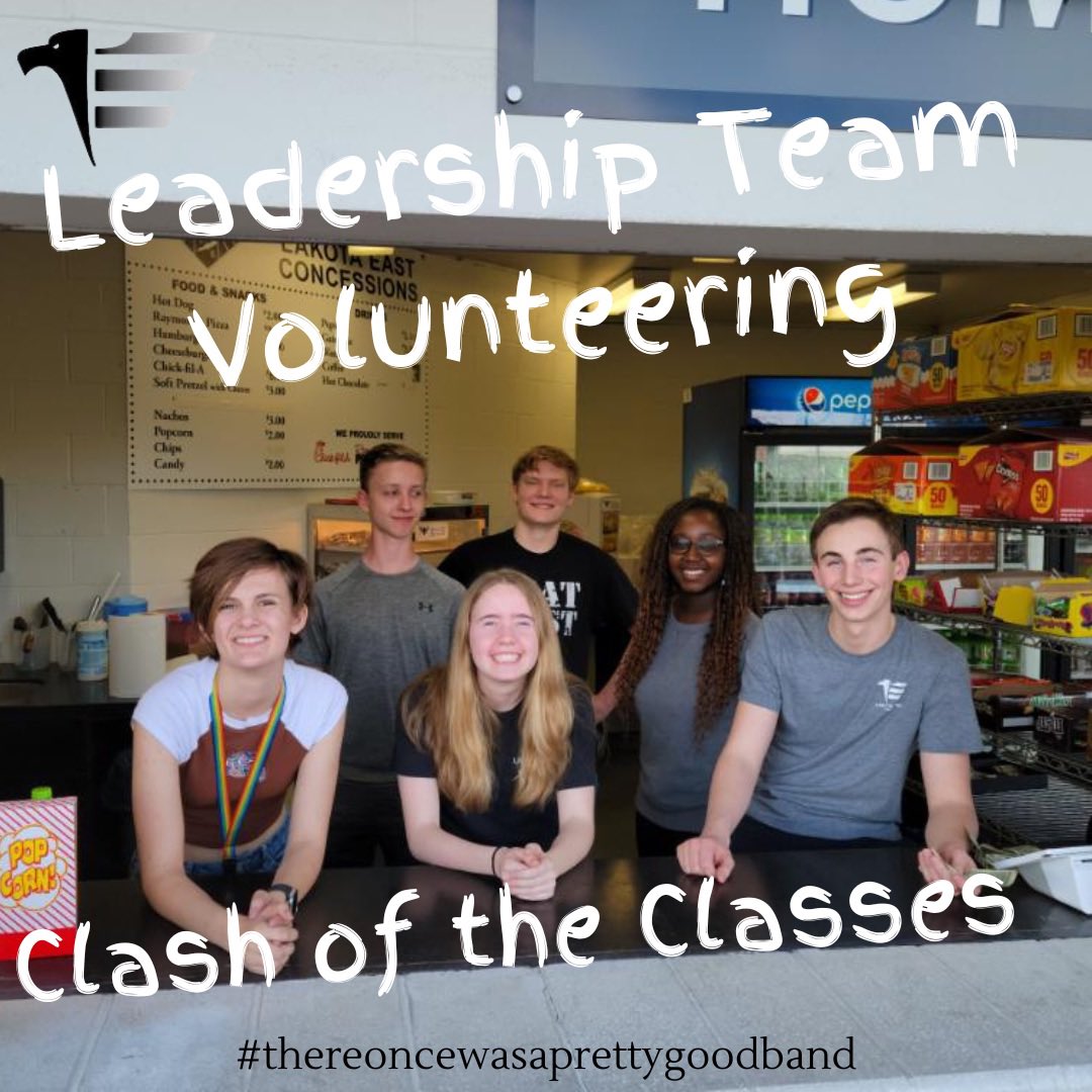 lakotaeastbands's tweet image. Some of our amazing Leadership Team Volunteered to staff the concession stand tonight at the PTSO Clash of the Classes!! Thanks so much for shining our light !! @lakotaeastbands @lehsptso ##clashoftheclasses #leadership #thereoncewasaprettygoodband