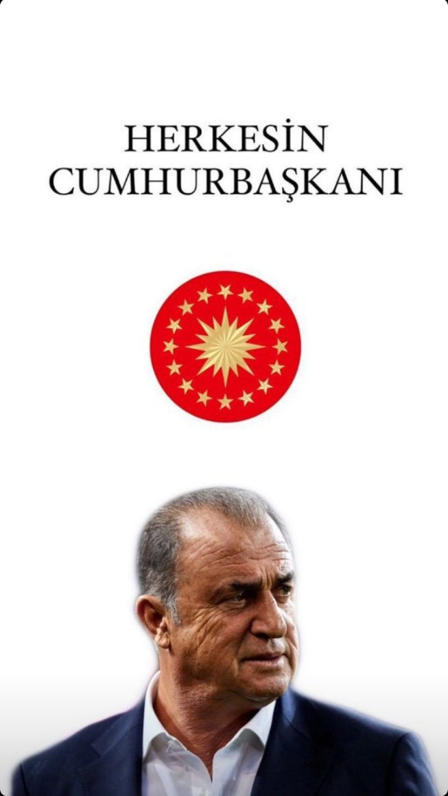 Benim cumhurbaşkanı adayım fatih terim