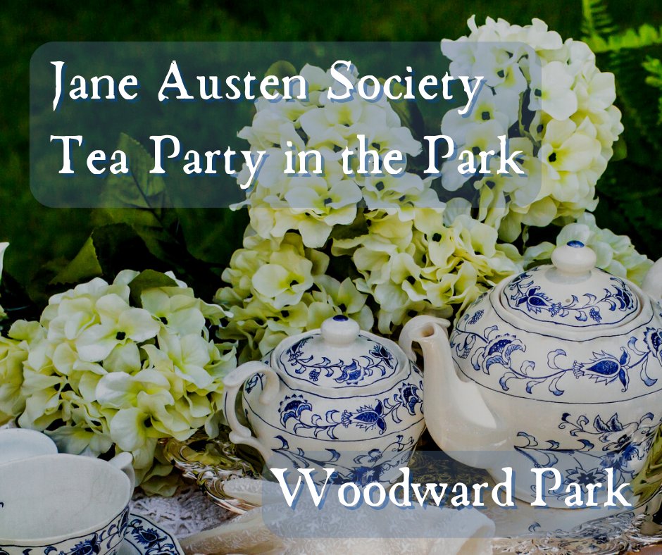 Join us for some tea and good company in Fresno's Woodward Park on Saturday, April 29th from 11am to 3 pm. We'll talk Austen, feed the ducks, and take a stroll through the Shinzen Friendship Garden. jasnacencal.org for info. (It's free!)