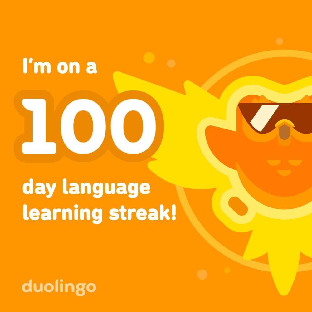 _visualDev's tweet image. 100 days streak for Japanese
Doulingo is great for small incremental progress
Here’s my invite link: invite.duolingo.com/BDHTZTB5CWWKTT…