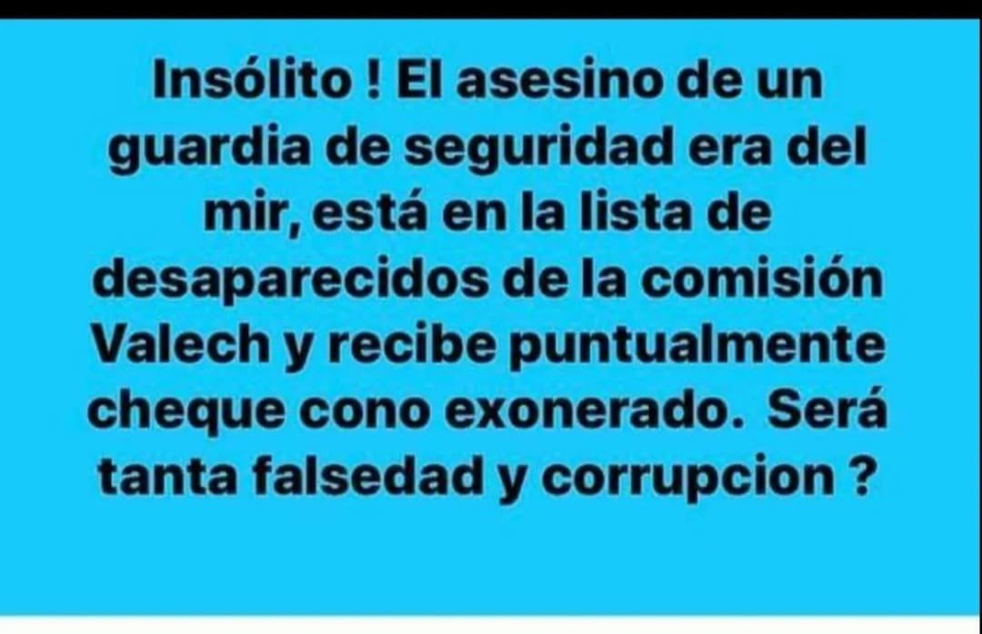 KekaBasualdo's tweet photo. 🔴Siguen APARECIENDO LOS #DESAPARECIDOS @GabrielBoric @Carolina_Toha https://t.co/eoxNEAVUnh https://t.co/7tWMQy0OPa