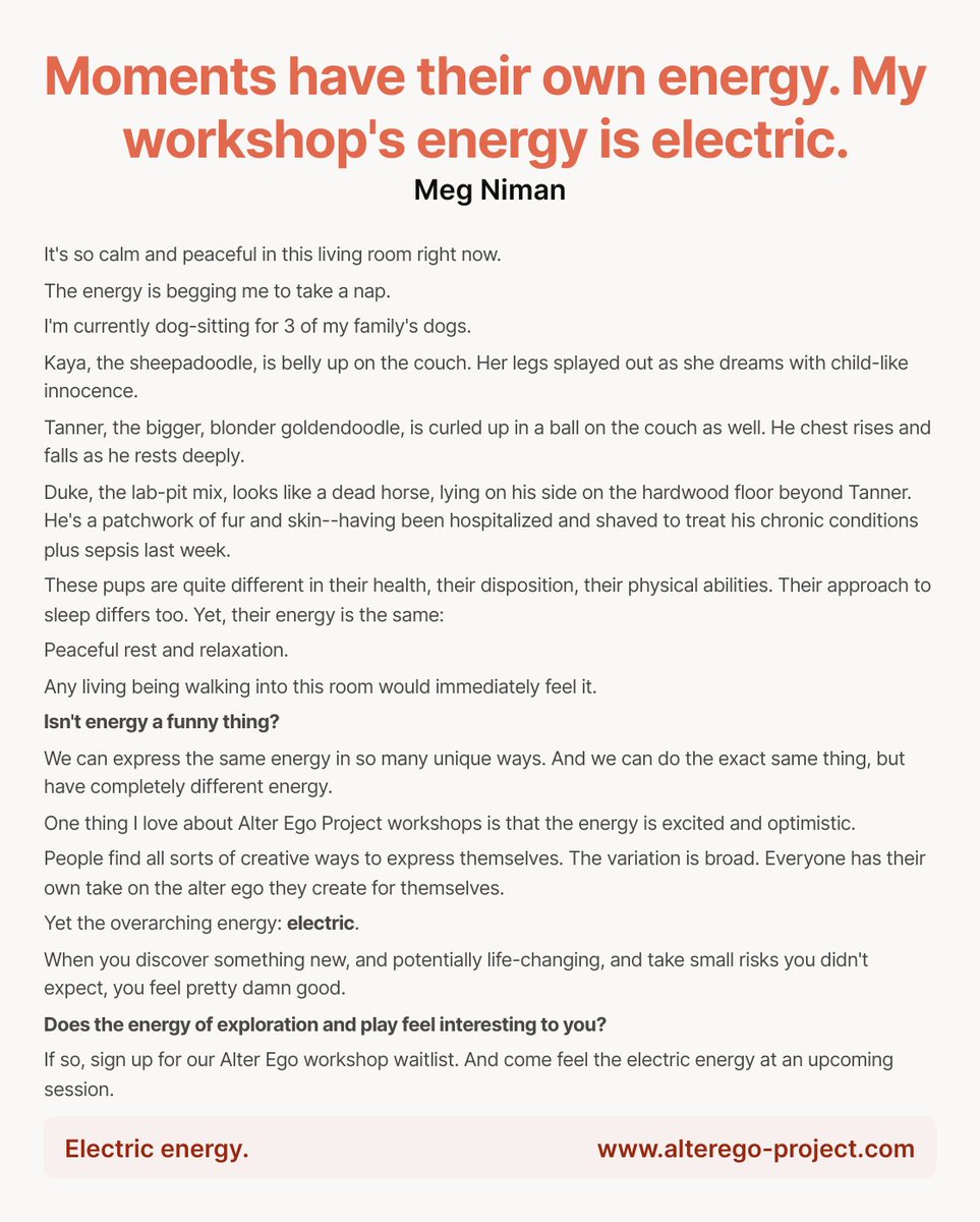 AlterEgoProj's tweet photo. Moments have their own energy. The Alter Ego Workshop's energy is electric. https://t.co/7eJc5WD963