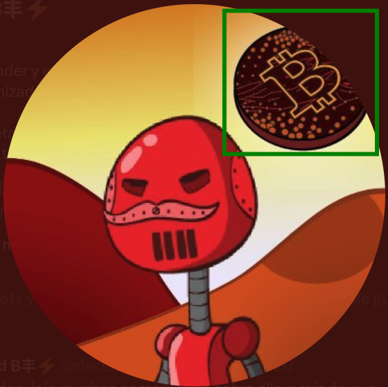 decentralized_b's tweet image. En @RoboSats cada vez que tengas un Robot con una imagen con una ₿ como la de esta foto, soy yo, que estoy acompañándote en tu trade!!!

Así inició una relación con una artista que es de quitarse el sombrero!!!🙏

Gracias @Red_Purdy la artista que lo hizo posible y @recksato 👌