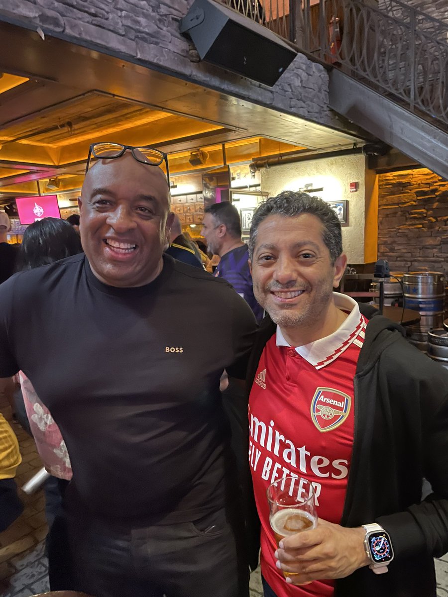 michael__mina's tweet photo. Had a blast with @arseblog and @ArsenalVPodcast in NYC. https://t.co/vHI5tSef4o