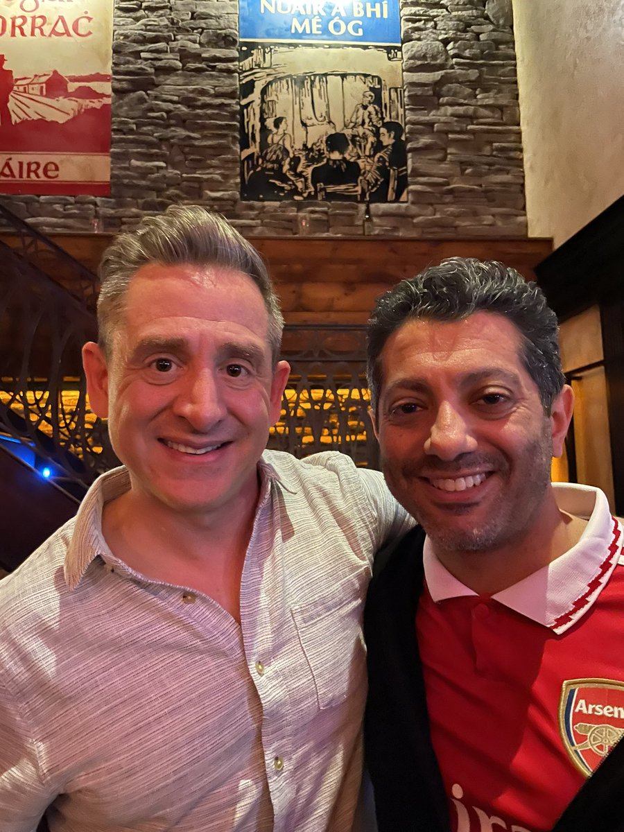 michael__mina's tweet photo. Had a blast with @arseblog and @ArsenalVPodcast in NYC. https://t.co/vHI5tSef4o