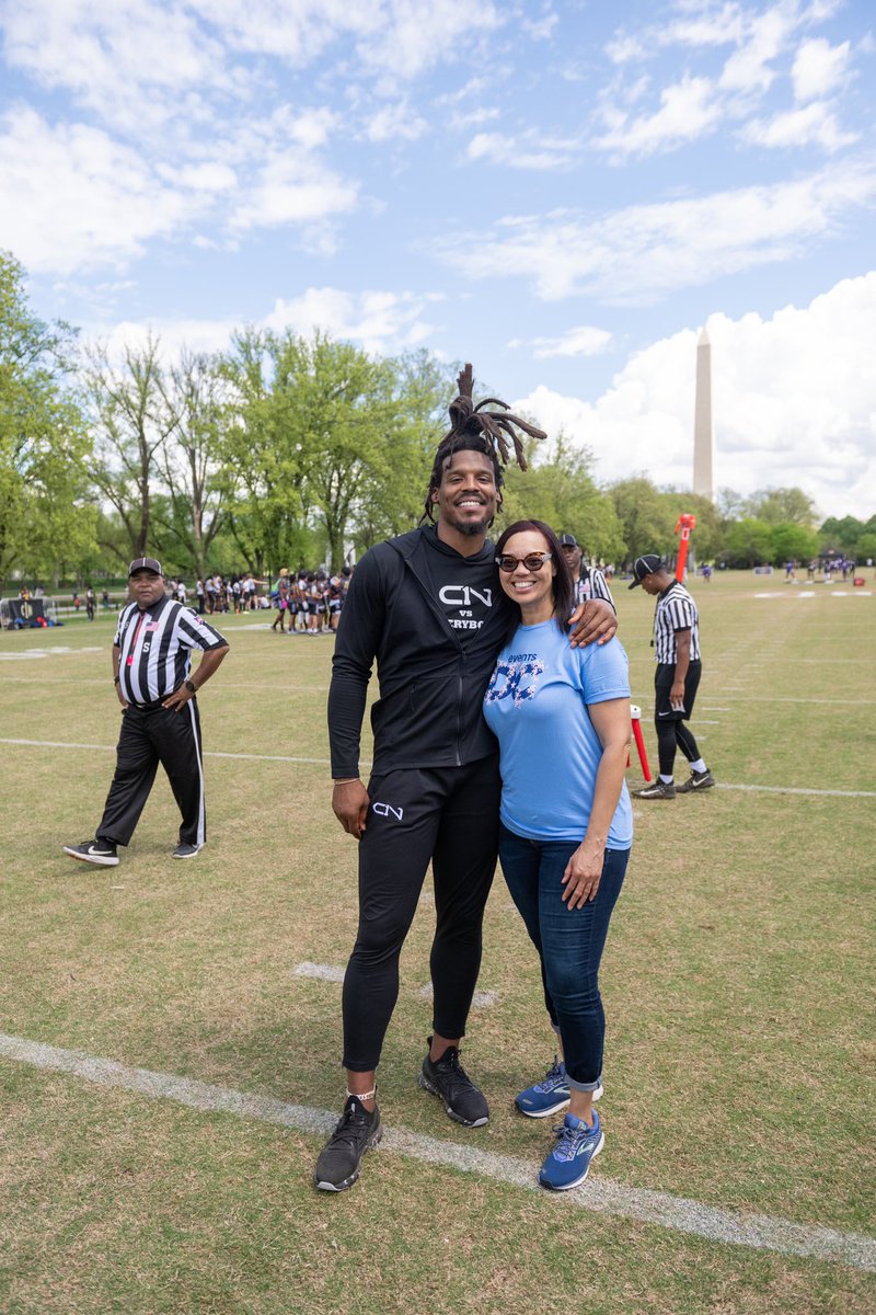 TheEventsDC's tweet image. It’s a @CamNewton7v7 takeover! 

Welcome to DC, @CameronNewton and over 50 teams from across the country 🏈

#AngieGates | #ExperienceDC