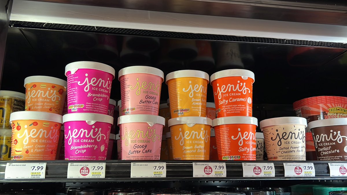 dorothyrand's tweet photo. @LarryKraftSLP Hey Larry! Your ice cream you shared with us on Moms Demand Action day at the Capitol was delicious! You mentioned it was based on Jeni’s, which I love too. In case you run out of your own, you can get it now at Fresh Thyme in SLP! https://t.co/3DbZzeyC6T