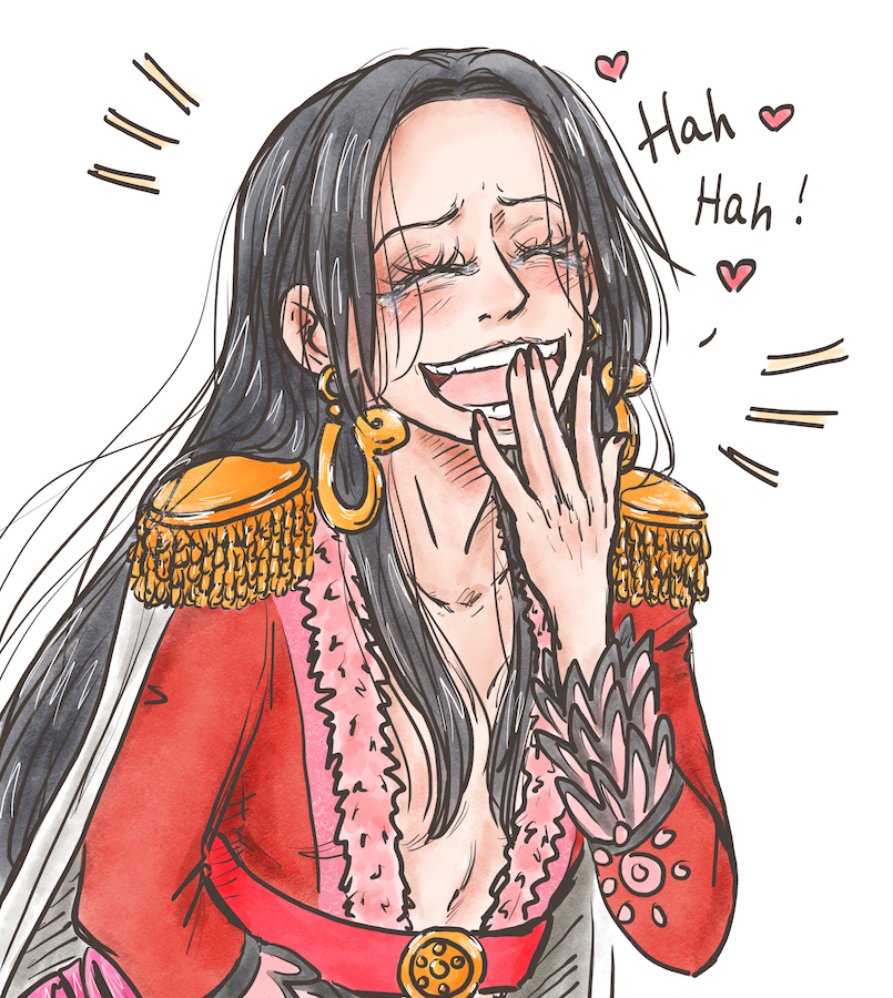 THANKS FOR 300+ FOLLOWERS! 💕 I drew smiley Hancock for 100 and 200 followers, so now I present to you laughing Hancock!

What do you think has her laughing like that 🤭