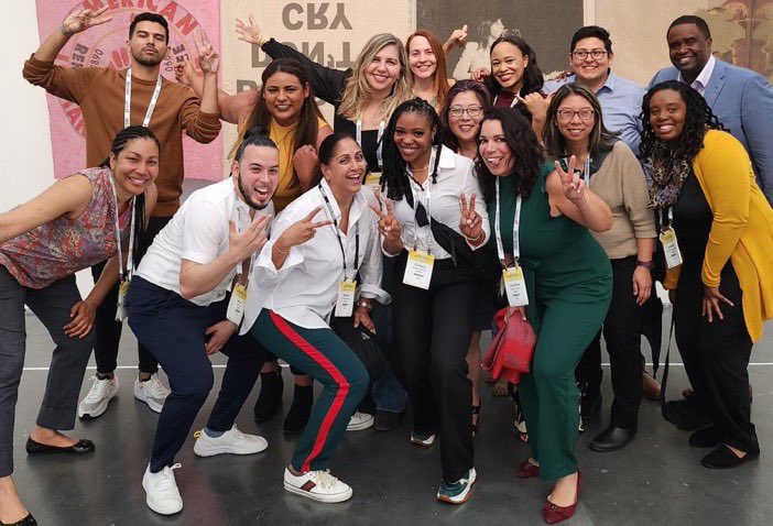 The joy of being in community with my people!! #AERA23