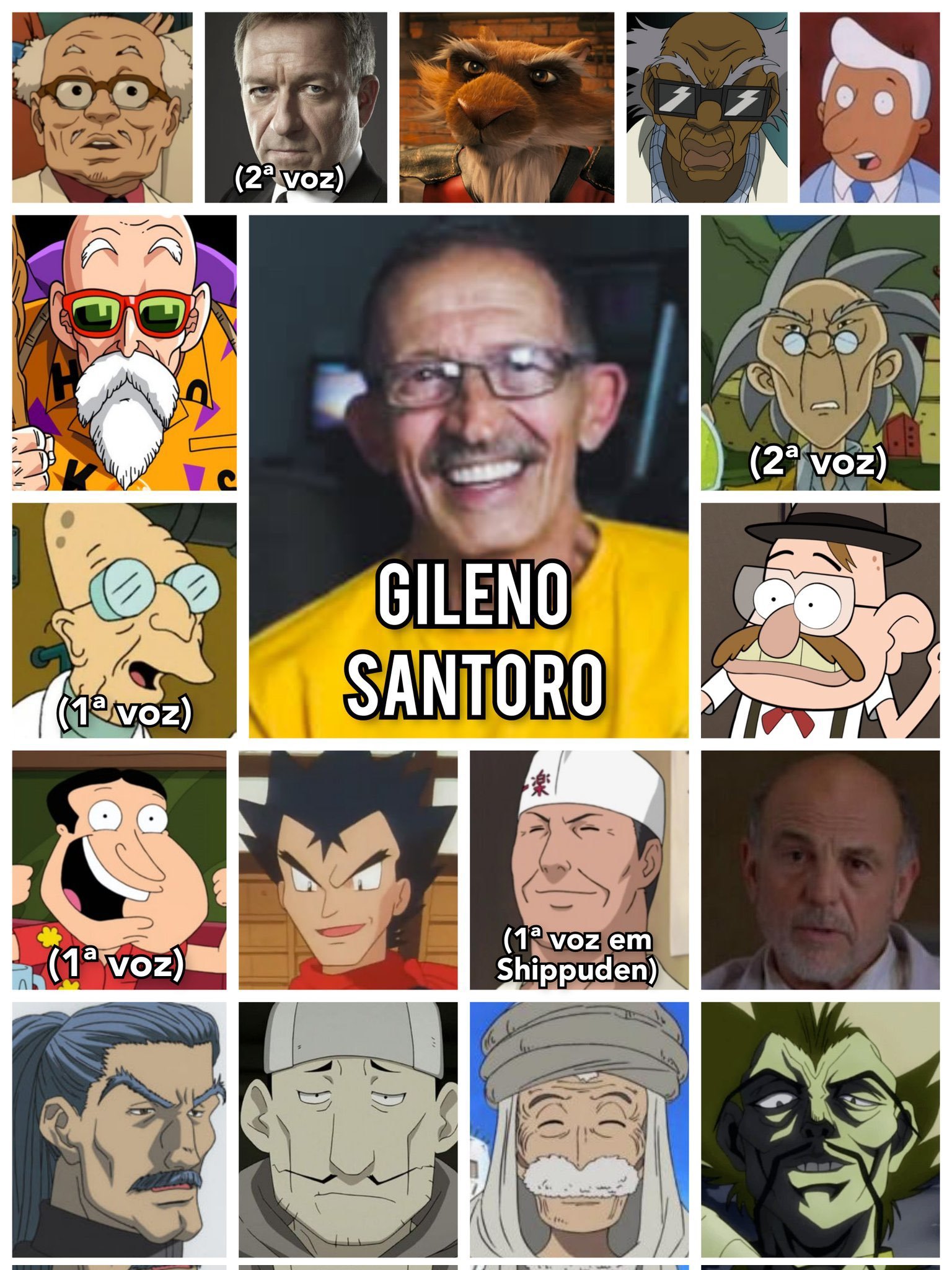 Dublador em Dragon Ball e Pokémon, Gileno Santoro morre aos 74