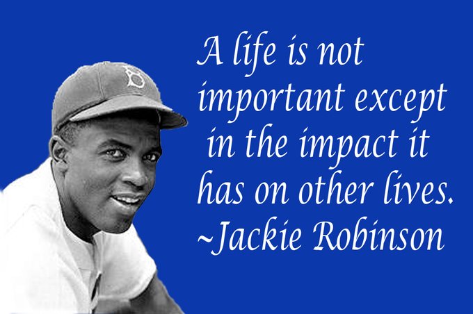 ⚾️its Jackie Robinson Day!🧢#BlackLivesMatter https://t.co/TxowPvhYd7