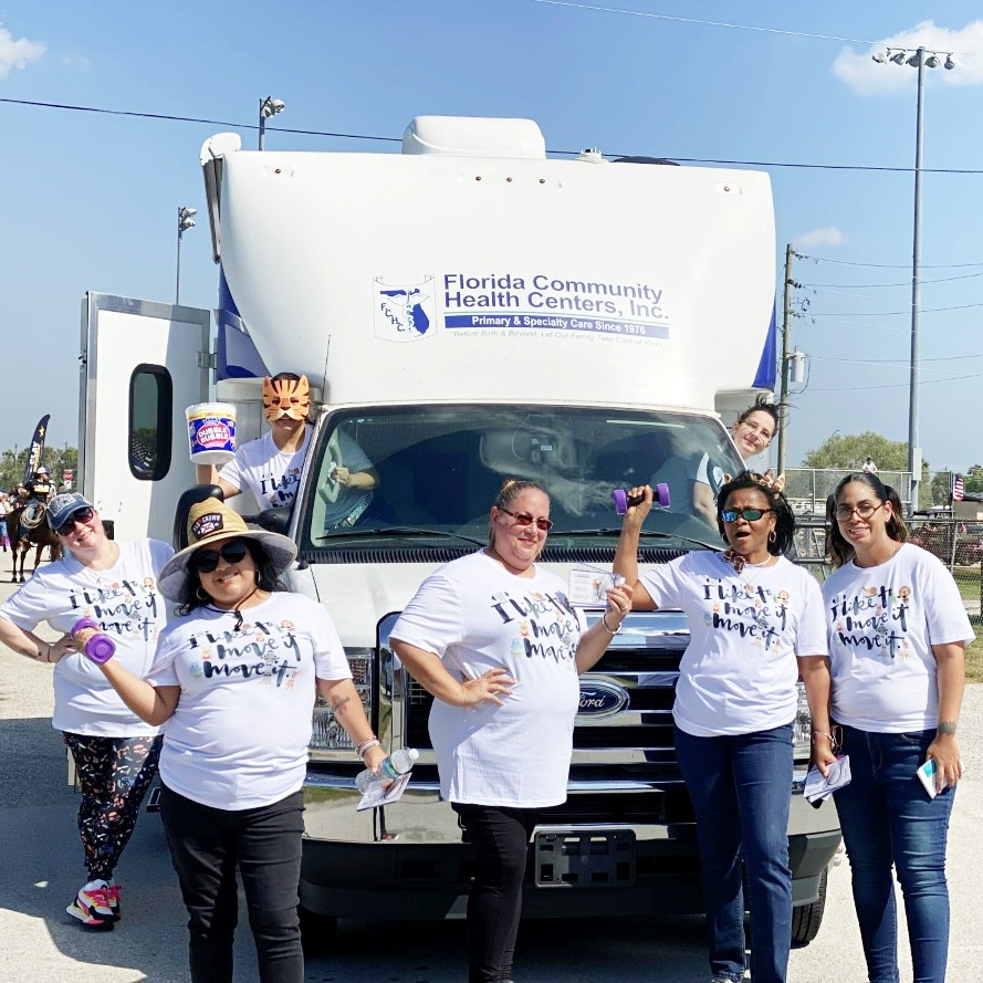 FCHCinc's tweet photo. Our #MooreHaven Team recently participated in the #ChaloNitka parade, commemorating the friendship & connection between the Seminole tribe & the Glades community!
They were proud to celebrate while promoting healthy movement & providing clinic information to parade-goers. https://t.co/QQnkUOgQwj