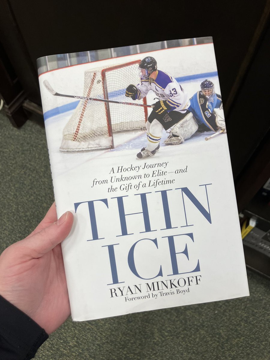 MHathaway27's tweet photo. It’s not every day that you go into a Barnes &amp; Noble in Maryland and there’s a book by an ACHA guy on the shelves @83rminkoff @hockeyhousepod @campusclubpuck https://t.co/pGWF6Dawsz