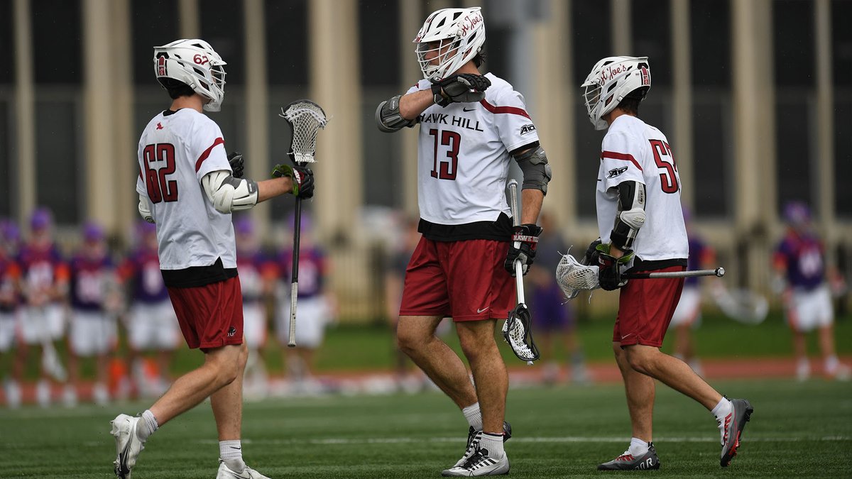 SJUHawks_MLax's tweet photo. Late game fireworks from Dwyer secure the third-straight @atlantic10 game, 18th straight conference game for the Hawks 🔥

#THWND | https://t.co/69xhJ2aCUu https://t.co/xzTneLWWue