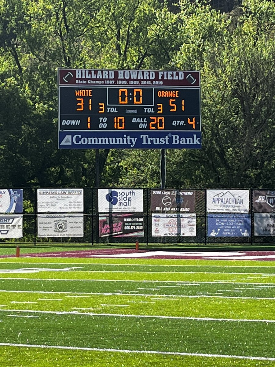 Great Spring Ball! Amazing spring game! Thank you to all the recruits, fans, and friends who came out to support the Bears!

#BearDown