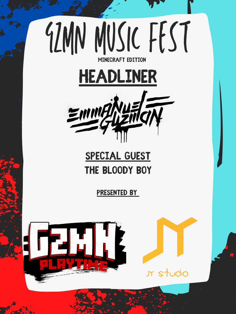 GzmnEvents's tweet photo. NOS VEMOS EL DIA DE MAÑANA EN EL CONCIERTO :D

[Inicio del Evento]
19:00 Hrs 🇲🇽 / 20:00 Hrs🇨🇴
02:00 Hrs 🇪🇸 / 21:00 Hrs🇨🇱
22:00 Hrs 🇦🇷 / 21:00 Hrs🇺🇸

#GZMNMusicFest #GZMNPlaytime #GZMNEvents #JYStudioCraft https://t.co/LK3hvnhNnk