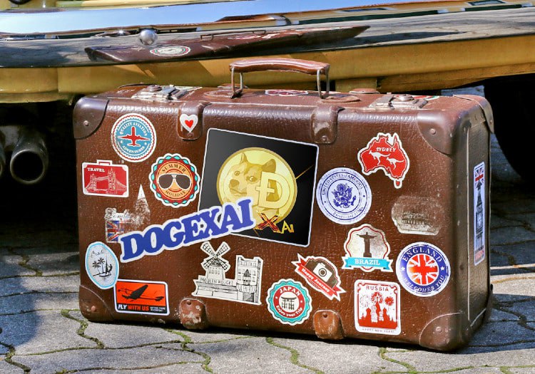 DOGEXAI's tweet photo. Our luggage is ready, we're going to test #DOGEXAI 

@cb_doge could you actually put a DogeXAI coin, currently to the moon? https://t.co/7nRVV662J8