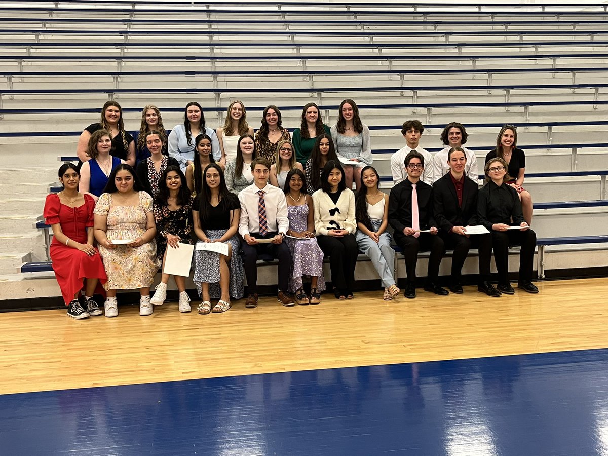 Congratulations to our new National Honor Society members inducted today!