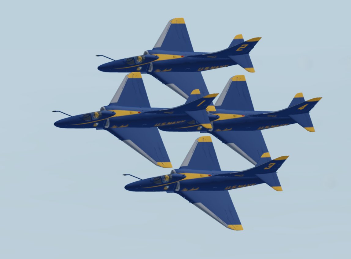 Virtual Roblox Blue Angels tweet media