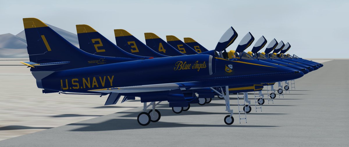 Virtual Roblox Blue Angels tweet media