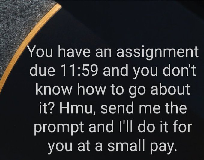 Norah__9980's tweet photo. Do you need Academic help? HMU!! All Assignment Types: -Discussions -Short essays -Term papers -Quizzes -Research papers -Quality📷 #plnu25 #plnu26
@Norah_essay
#usm #usm24 #usm25 #usm26 #bsu #bsu24 #bsu25 #bsu26 #nccu #nccu24 #nccu25 #nccu #ucdEmail: 
norahwriter90@gmail.com https://t.co/LbZVRV8hzx