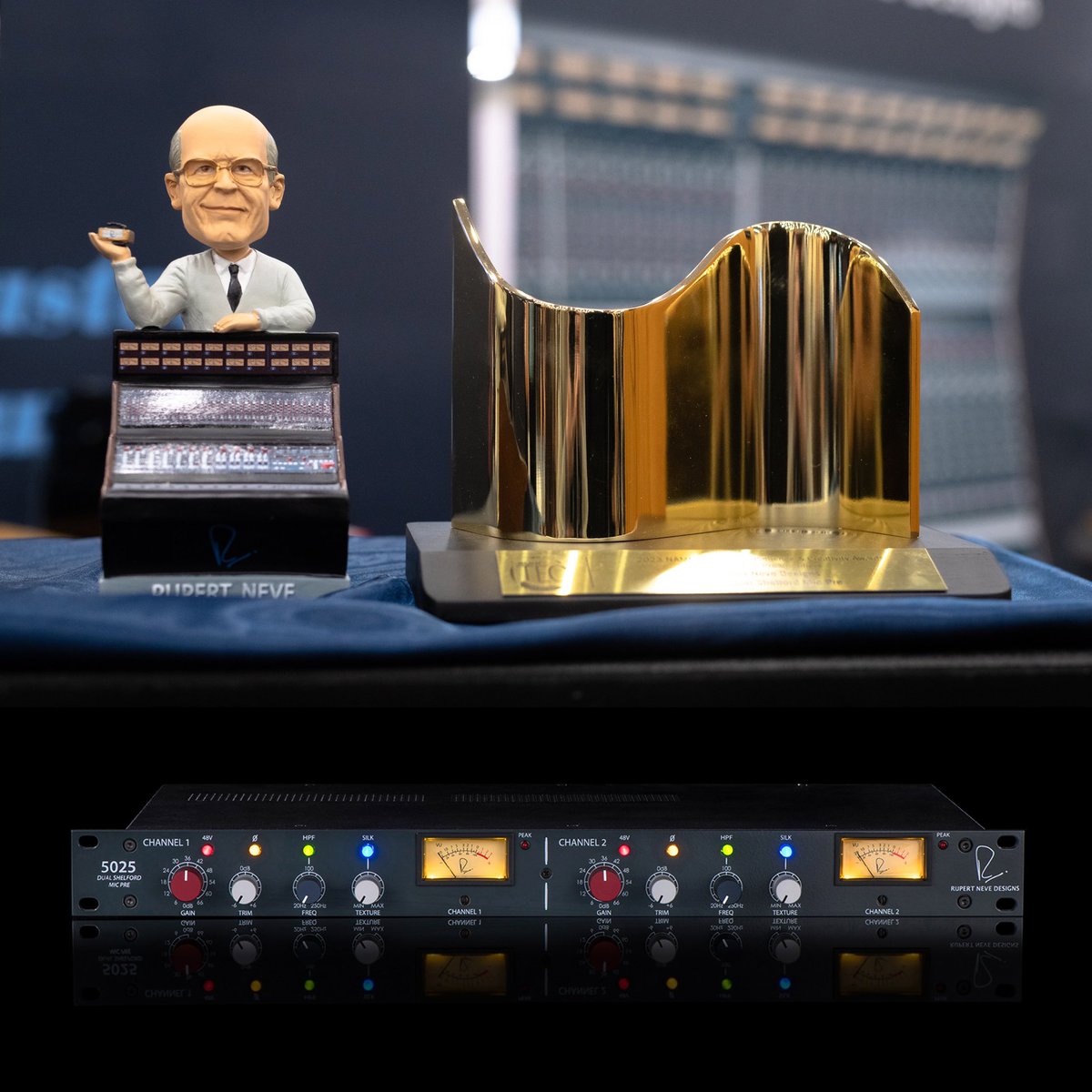 Thank you to the TEC Awards voters for honoring the 5025 Dual Shelford with a win in the “Microphone Preamplifiers” category at this year’s @NAMMShow! 🏆 This is Rupert Neve Designs’ 19th TEC award since 2006. 🍾 Learn more: rupertneve.com/honors #tecawards